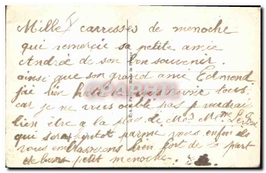 CPA Le dernier chic d'apres Charlot II  — Rückseite