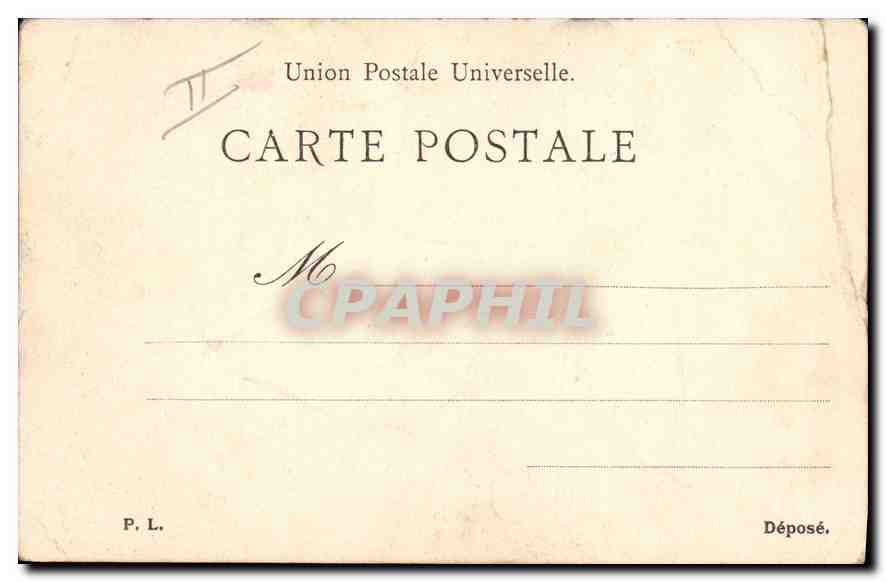 CPA Femme Japon Nippon — Verso