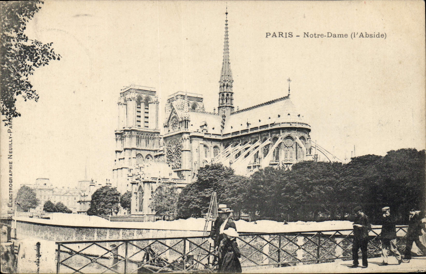 CPA Paris Notre Dame l'Abside 