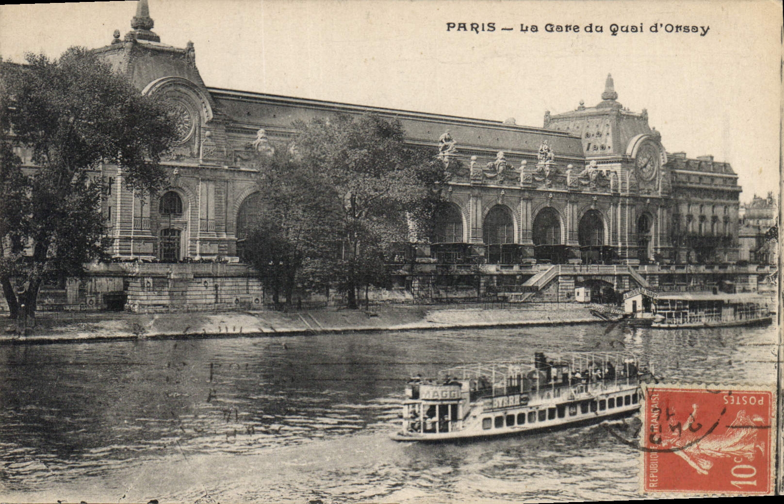 CPA Paris la Gare du Quai d'Orsay 