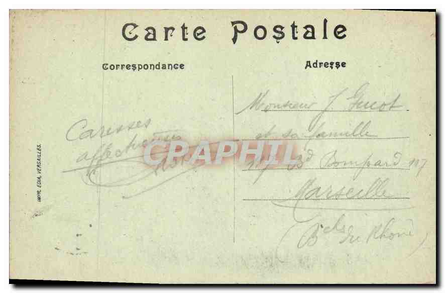 CPA Paris la Gare du Quai d'Orsay  — Rückseite