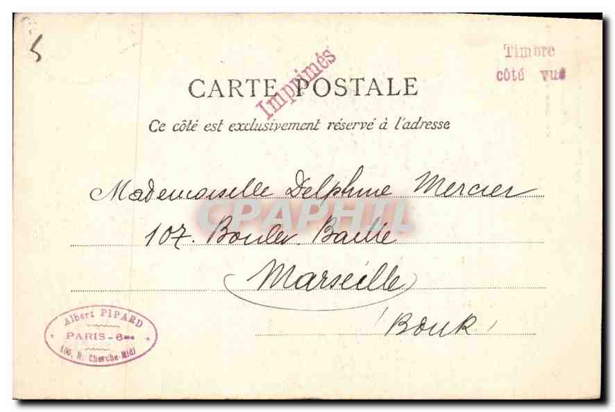 CPA Paris Musee Carnavalet Cour Interieure Pavillon des Drapiers  — Rückseite