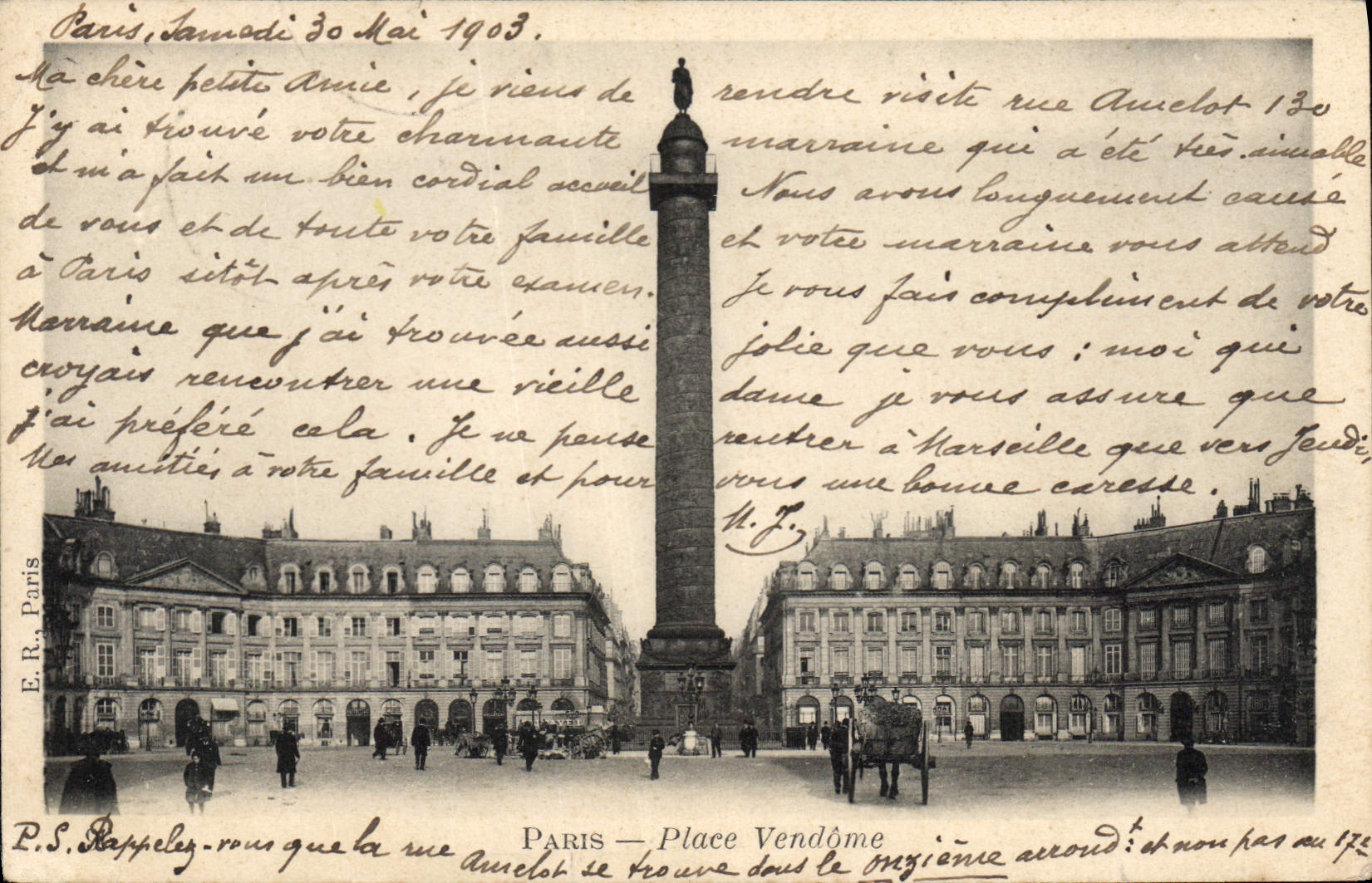 CPA Paris Place Vendome 