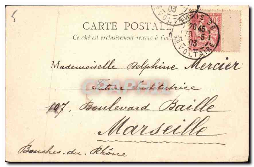 CPA Paris Place Vendome  — Rückseite