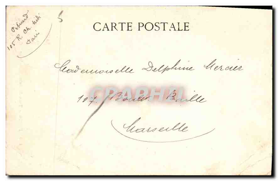 CPA Paris Tour de Jean Sans Peur  — Rückseite