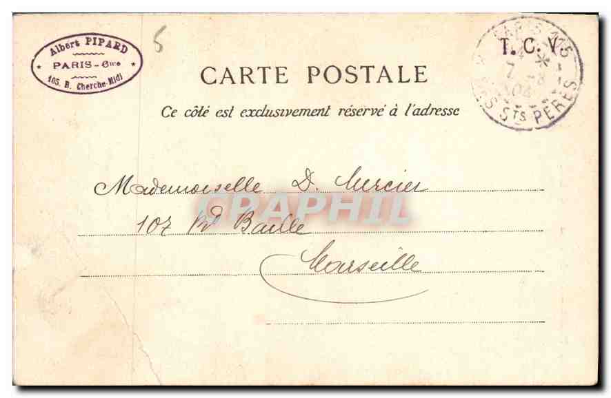 CPA Paris Val de Grace  — Verso