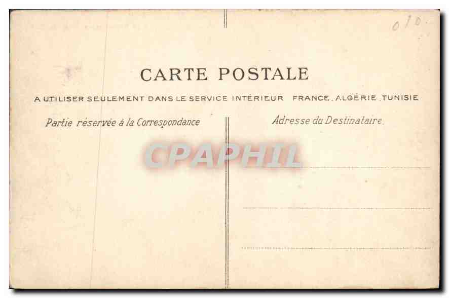 CPA Paris panorama pris de Notre Dame  — Verso
