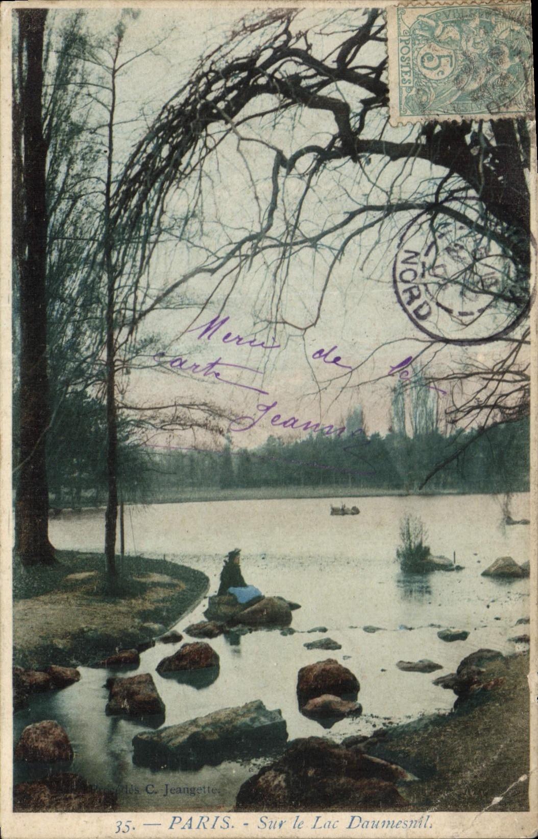 CPA Paris sur le Lac Daumesnil 