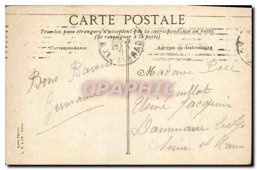 CPA Paris Theatre Marigny aux Champs Elysees  — Rückseite