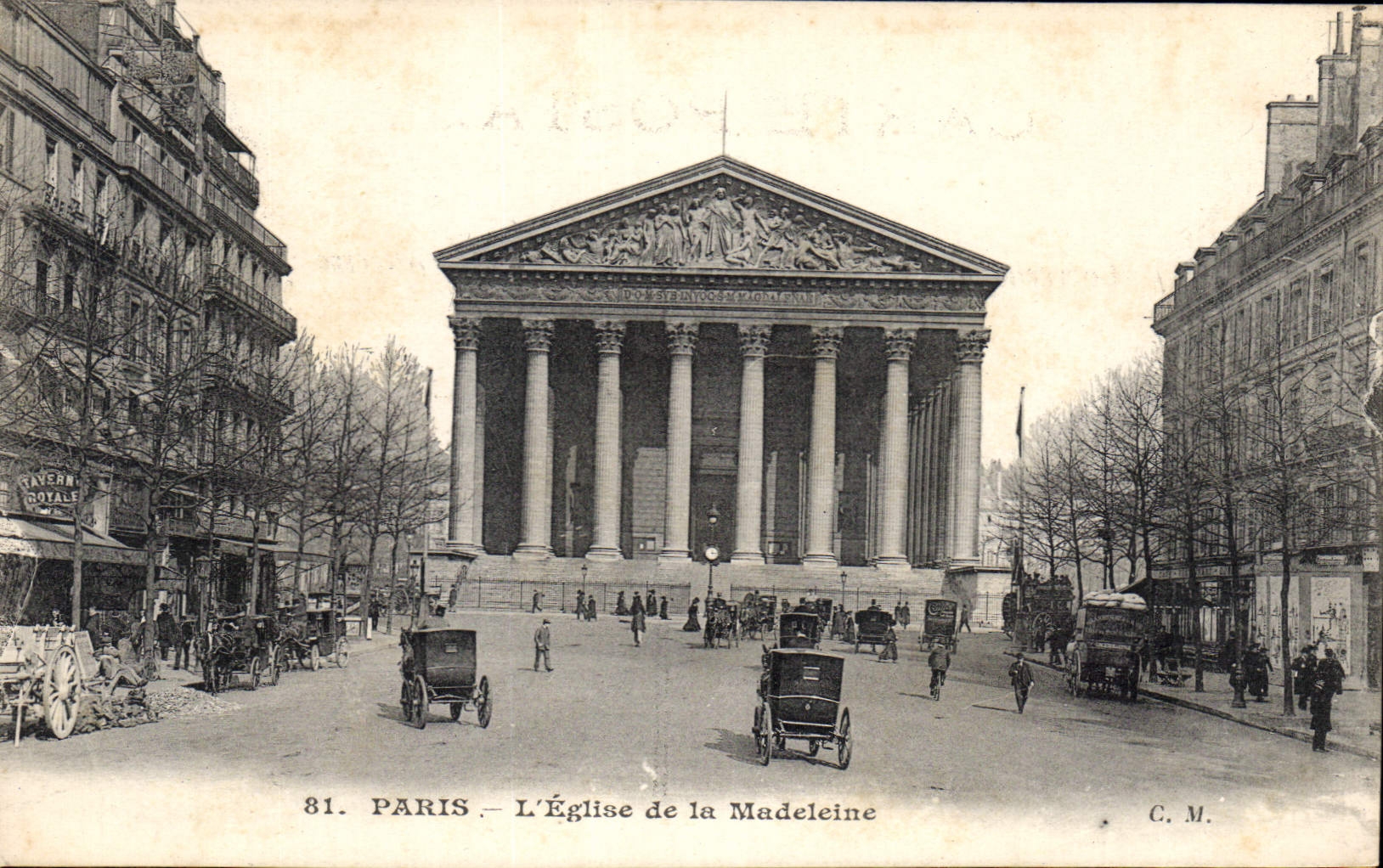 Paris — L'Église de la Madeleine — C. M. n°81