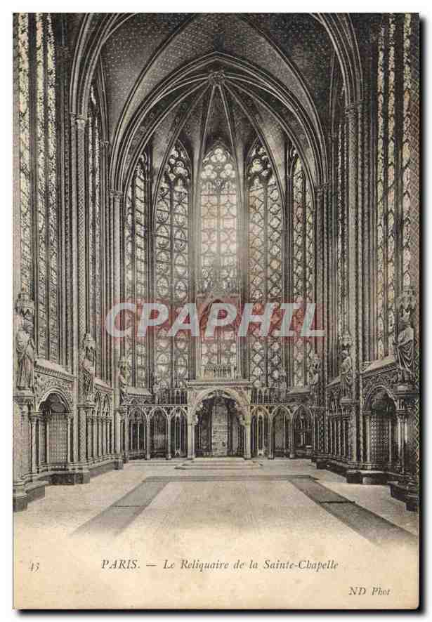 CPA Paris le Reliquaire de la Sainte Chapelle 