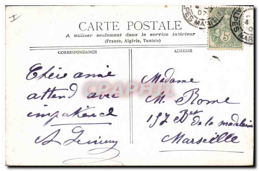 CPA Paris Notre Dame  — Rückseite