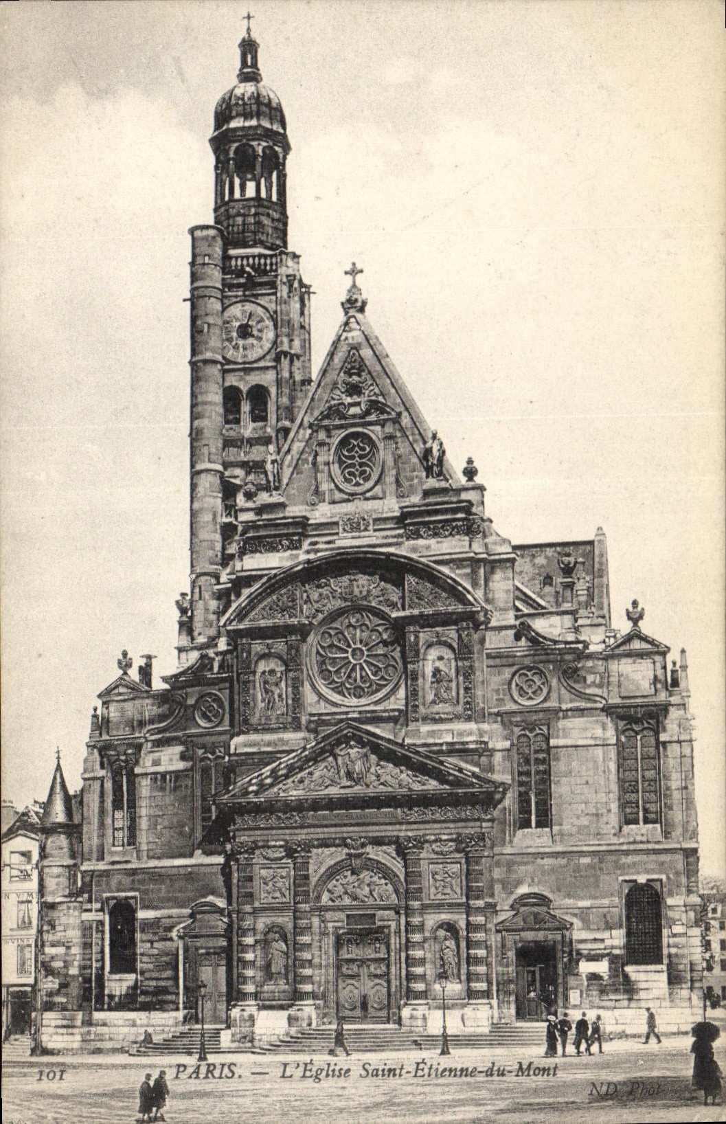 CPA Paris l'eglise Saint Etienne du Mont 