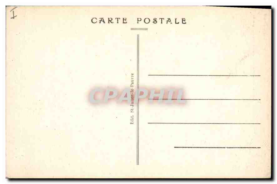 CPA Paris Eglise St Julien le Pauvre une grosse colonne de la Chapelle laterale droite richement dec — Rückseite