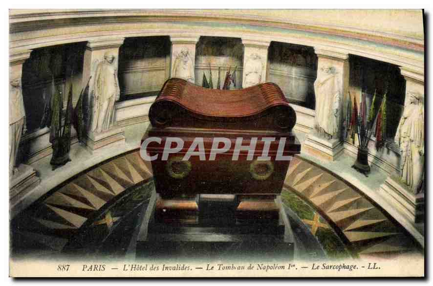 CPA Paris l'Hotel des Invalides le Tombeau de Napoleon Ier le Sacophage 