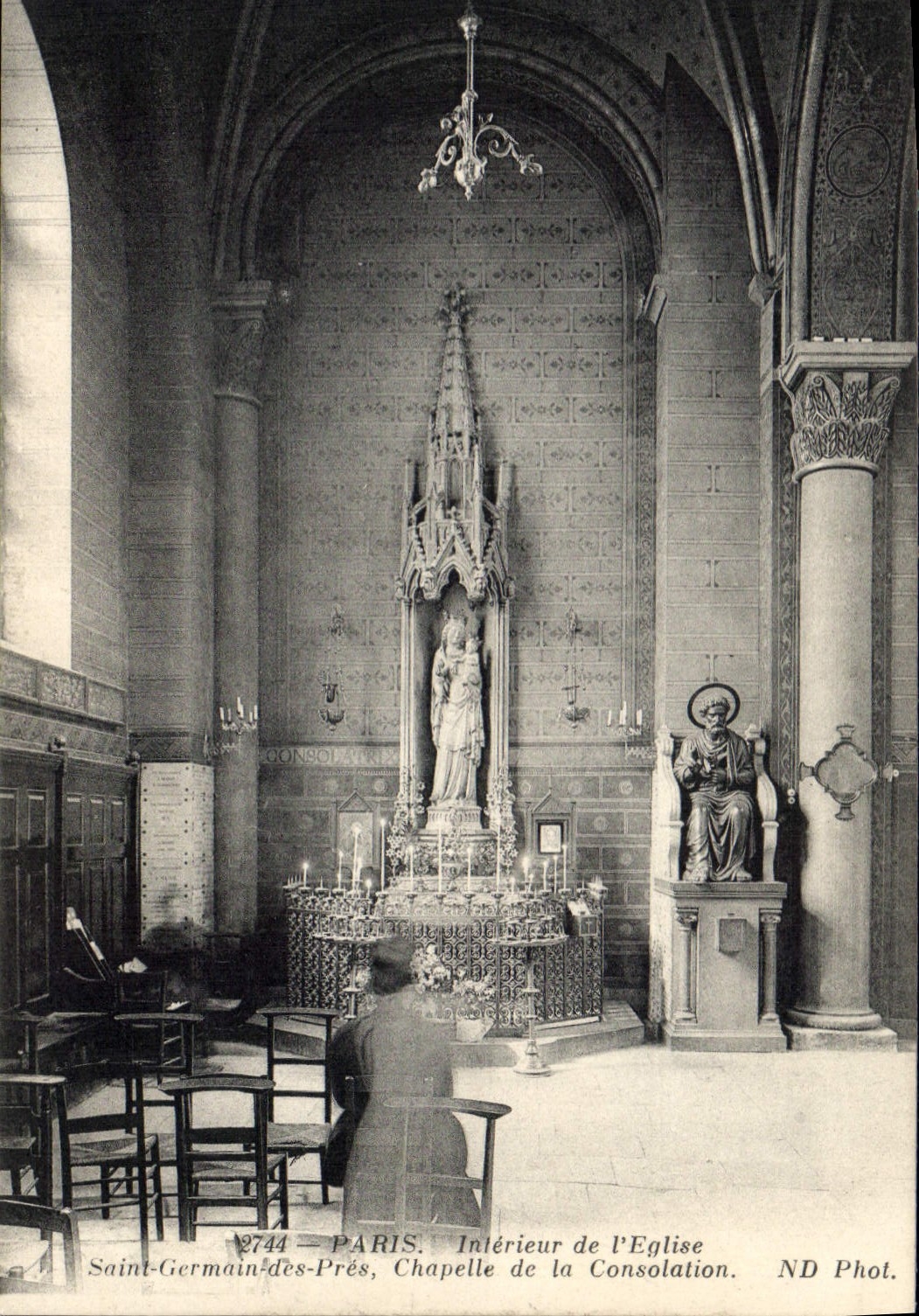 CPA Paris Interieur de l'eglise Saint Germain des Pres Chapelle de la Consolation 
