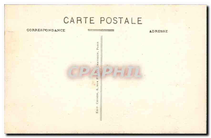 CPA Paris l'eglise Ste madeleine et la Perspective des Grands Boulevards  — Rückseite