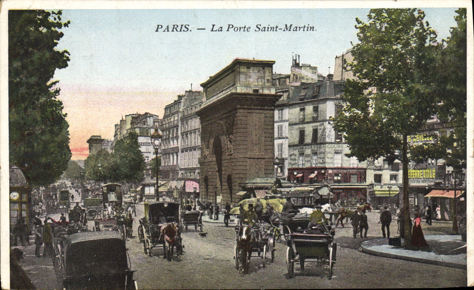 PARIS — La Porte Saint-Martin — Éditeur : N. C. (Nouvelle Collection)