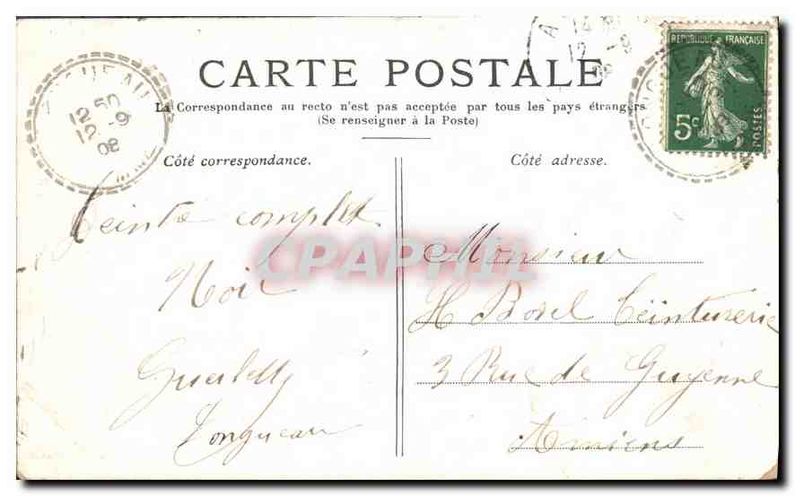 PARIS — La Porte Saint-Martin — Éditeur : N. C. (Nouvelle Collection) — Rückseite
