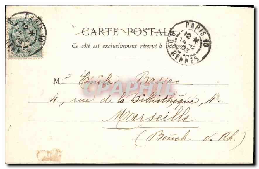 CPA Paris le Jardin des Tuileries le Bassin  — Rückseite