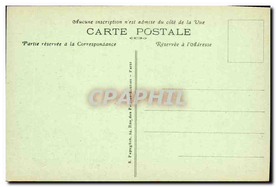 CPA Paris le Sacre Coeur de Montmartre  — Rückseite