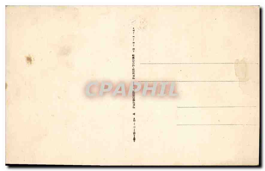 CPA Paris le Tombeau de Napoleon Ier aux Invalides  — Verso