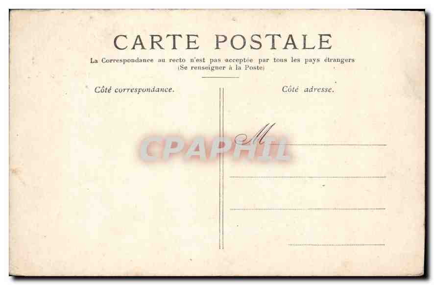 CPA Paris l'Hotel de Ville  — Rückseite