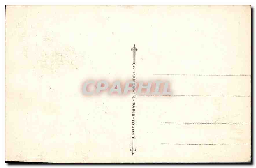 CPA Paris la Chambre des Deputes et le Pont de la Concorde  — Rückseite