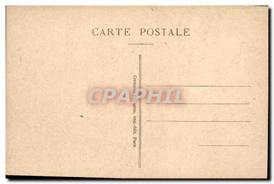 CPA Paris l'Arc de Triomphe et la Place de l'Etoile  — Rückseite