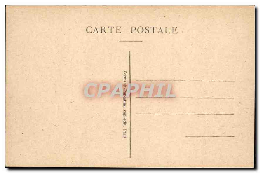 CPA Paris Place de la Concorde les Fontaines de l'Obelisque  — Rückseite