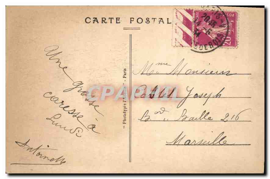 CPA Paris Notre Dame et la Cite  — Verso