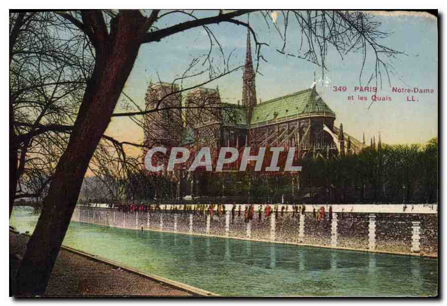 CPA Paris Notre Dame et les Quais 