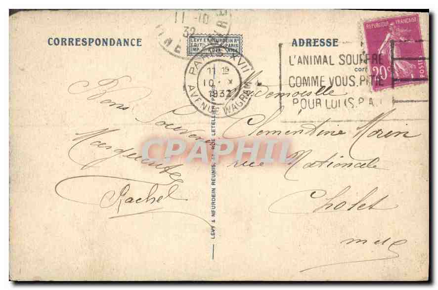 CPA Paris Notre Dame et les Quais  — Verso