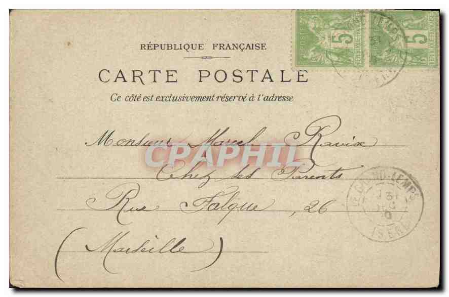CPA Paris Notre Dame  — Verso