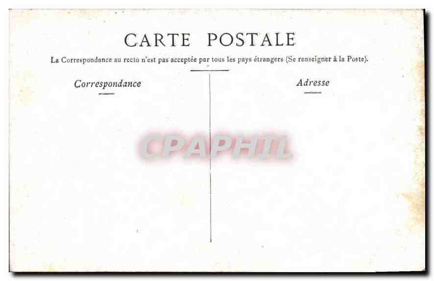 CPA Paris la Grille du Parc Monceau  — Rückseite
