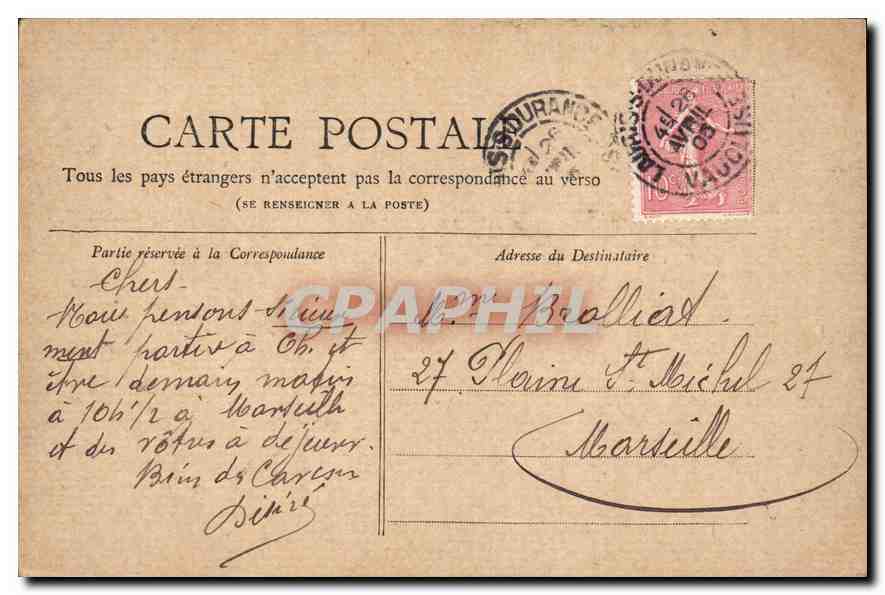 CPA Collection Petit Journal Paris les Champs Elysees  — Rückseite