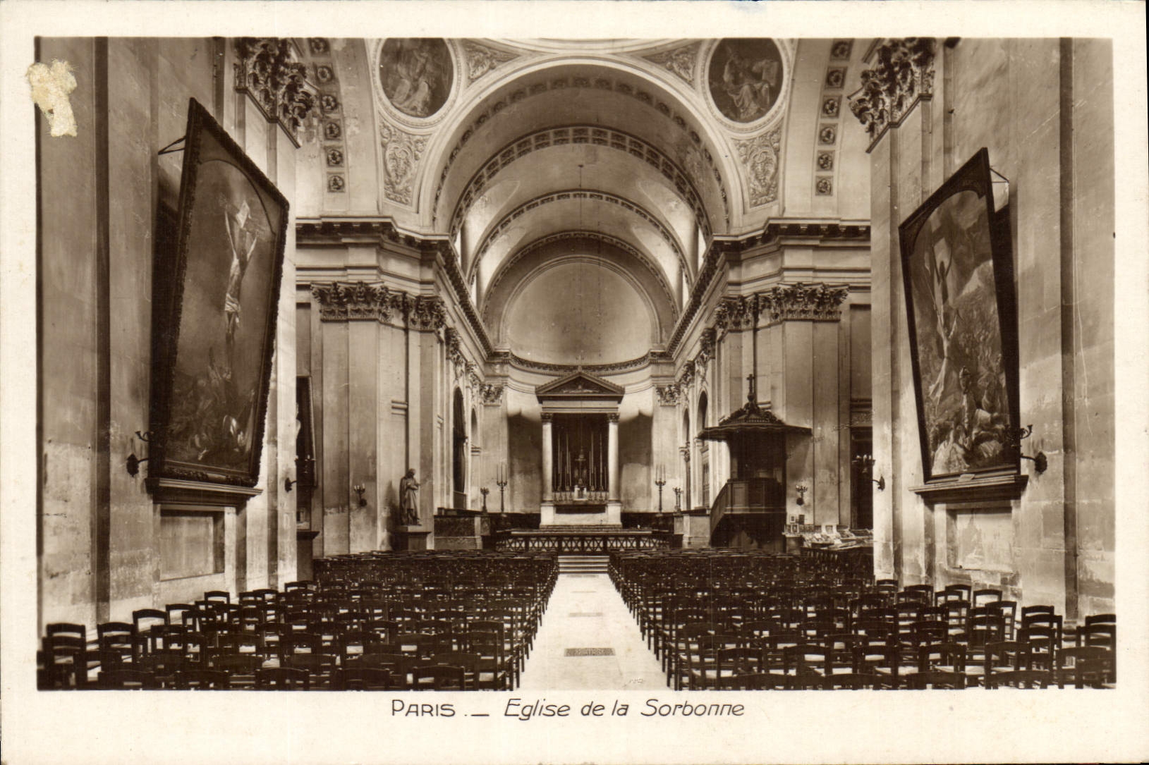 CPA Paris eglise de la Sorbonne 