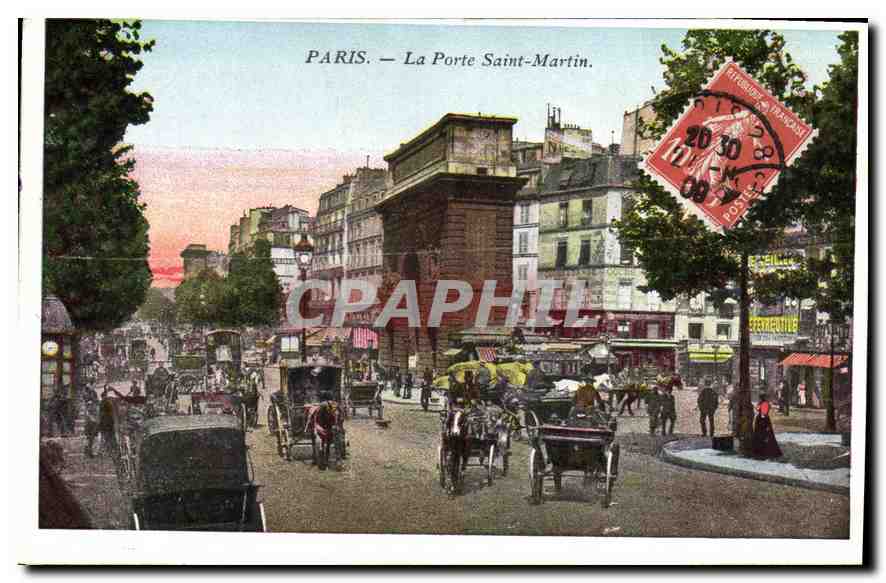 CPA Paris la Porte Saint Martin 