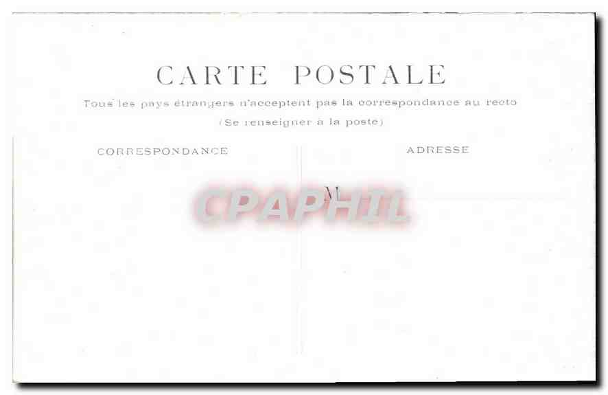 CPA Paris Cour du Carrousel  — Rückseite