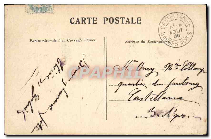 CPA Paris l'Arc des Tuileries  — Rückseite