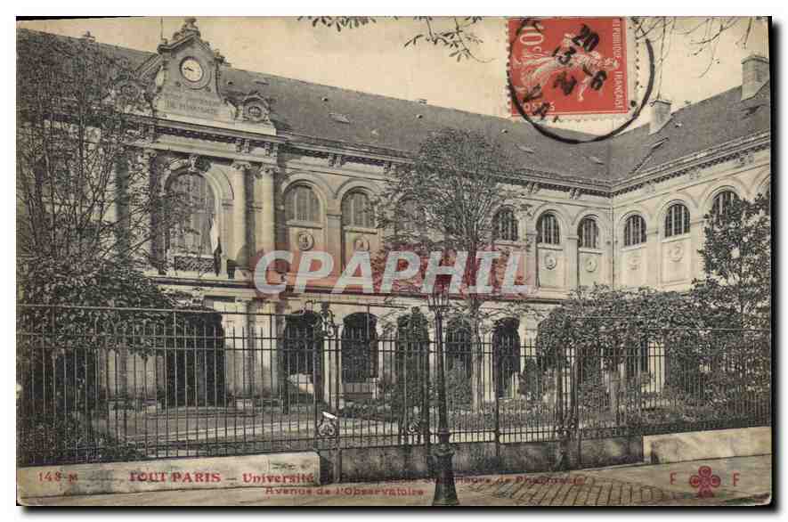 CPA Paris Ecole Superieure de Pharmacie et Avenue de l'Observatoire 