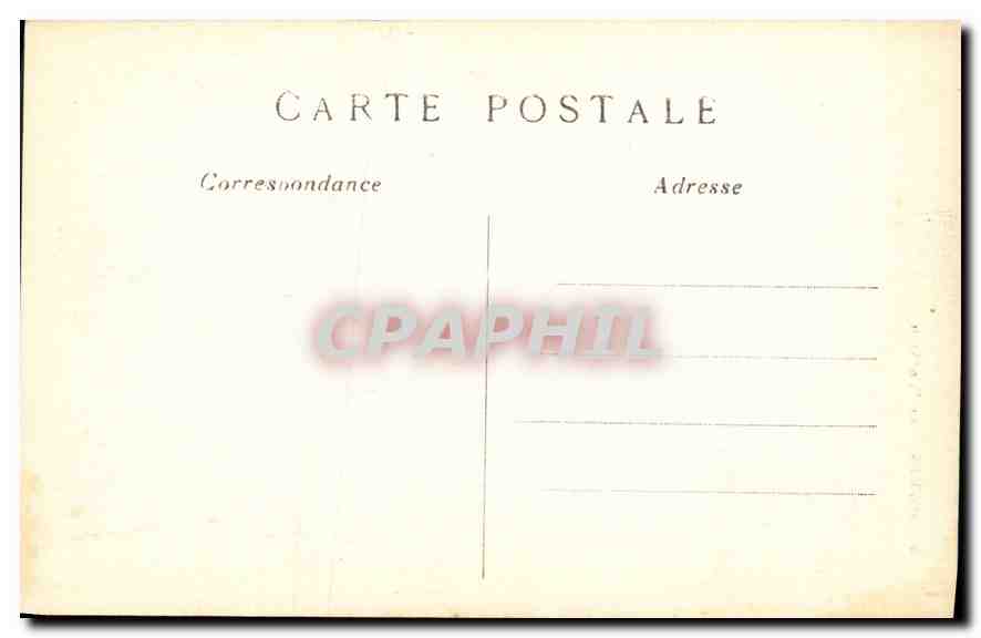 CPA Paris le Pantheon  — Rückseite