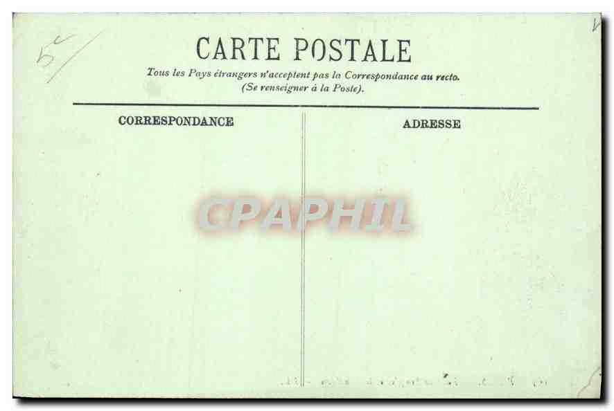 CPA Paris le Rue Soufflot et le Pantheon  — Rückseite