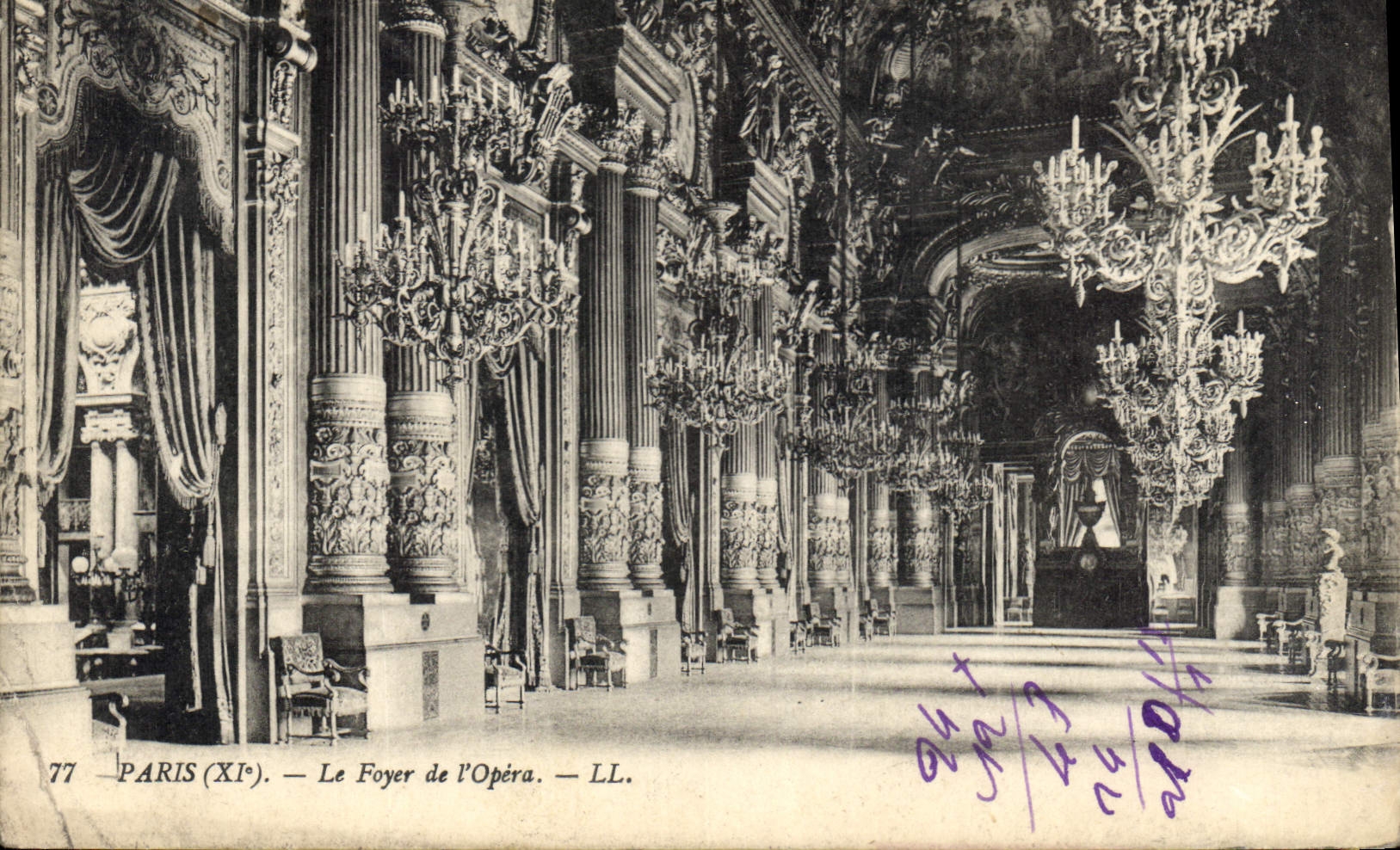CPA Paris XIe le Foyer de l'Opera 