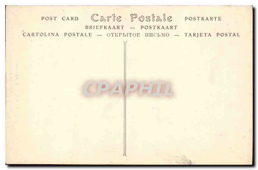 CPA Paris Notre Dame Facade Portail central Portail du Jugement  — Verso