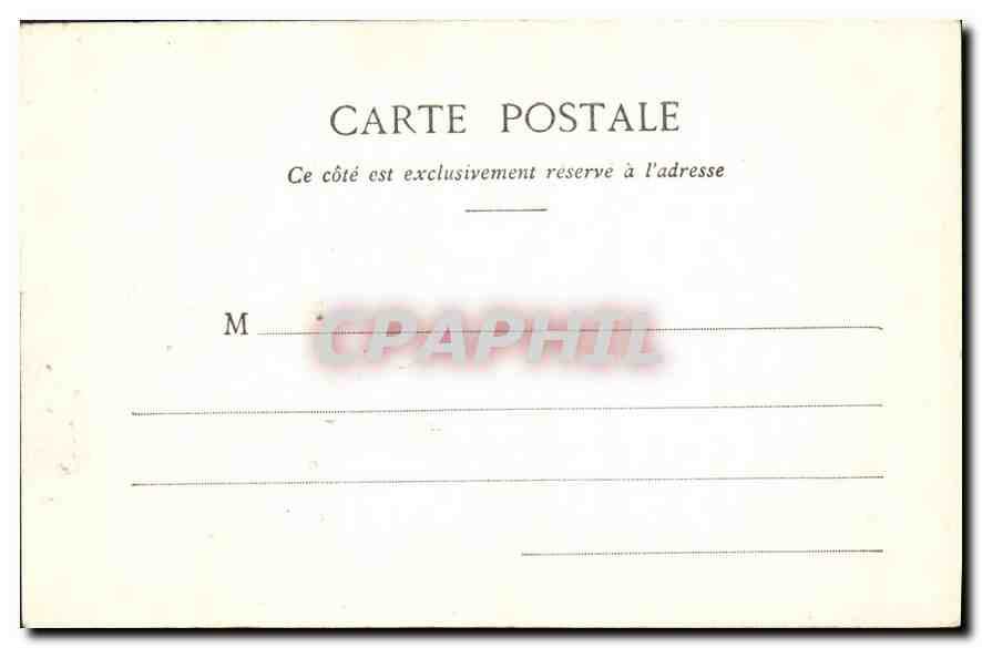 CPA Paris Eglise de la Madeleine  — Rückseite