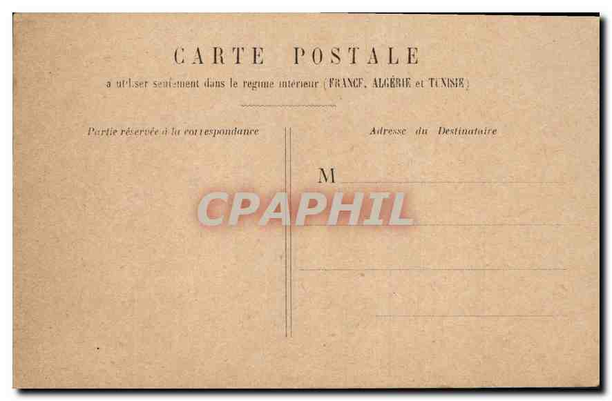 CPA Paris la Madeleine  — Rückseite
