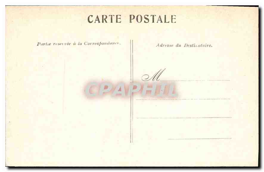 CPA Paris la Madeleine  — Rückseite