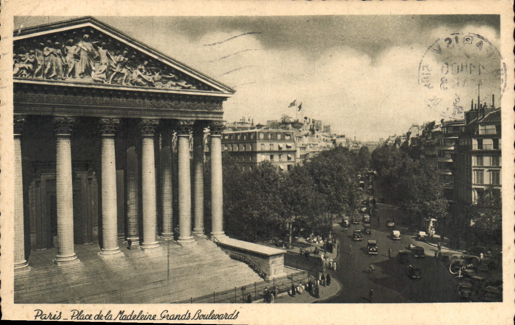 CPA Paris Place de la Madeleine Grands Boulevards 