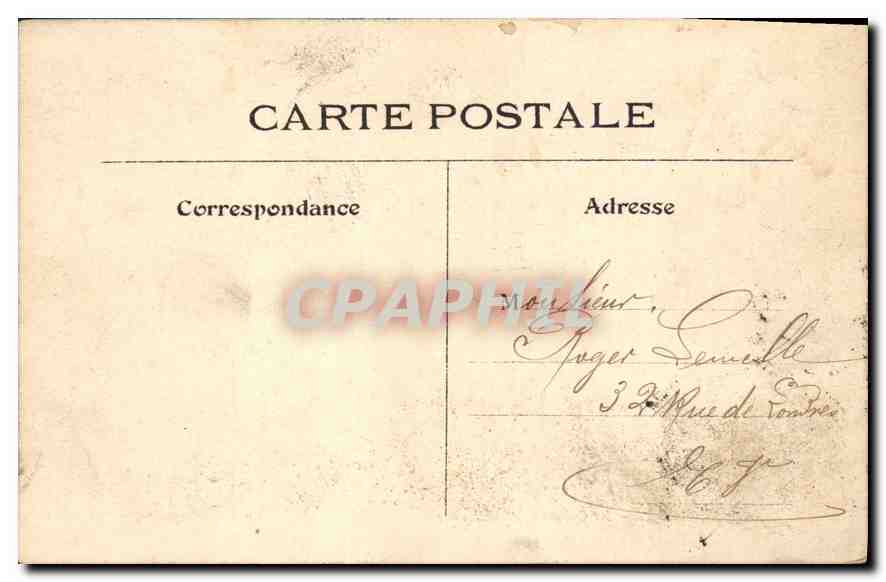CPA Paris la Colonnade du Louvre  — Rückseite